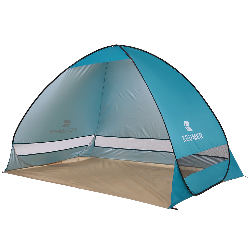 Cheap Goat Tents Outdoor Automatic Pop Up Instant Portable Cabana Beach Tent 2 Person Fishing Anti UV Beach Sunshade Shelter Sets Up In Seconds Tents 